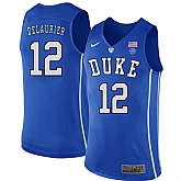 Duke Blue Devils 12 Javin DeLaurier Blue Nike College Basketball Jersey Dzhi,baseball caps,new era cap wholesale,wholesale hats